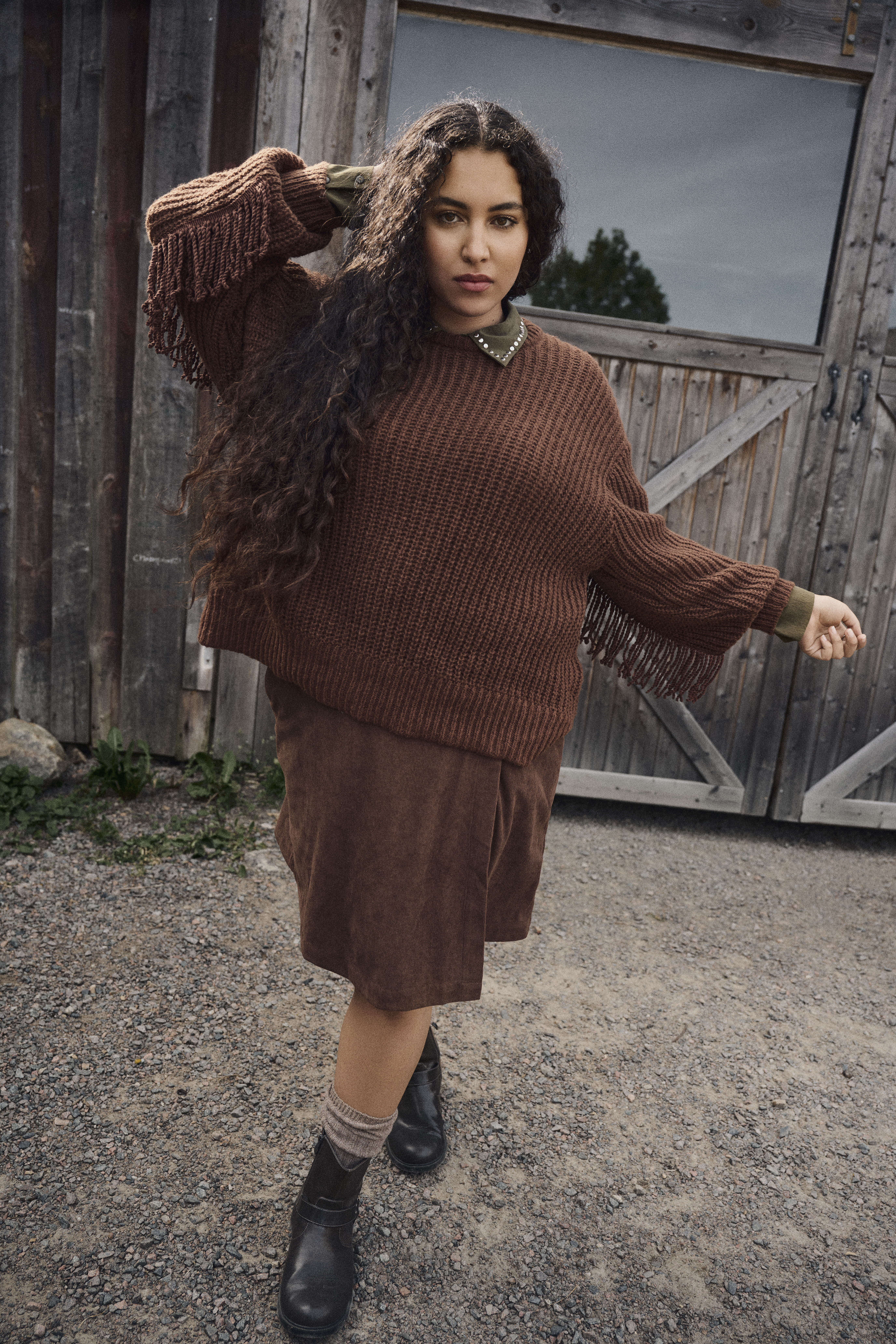 ZizziStricken mit Fransen, , Model