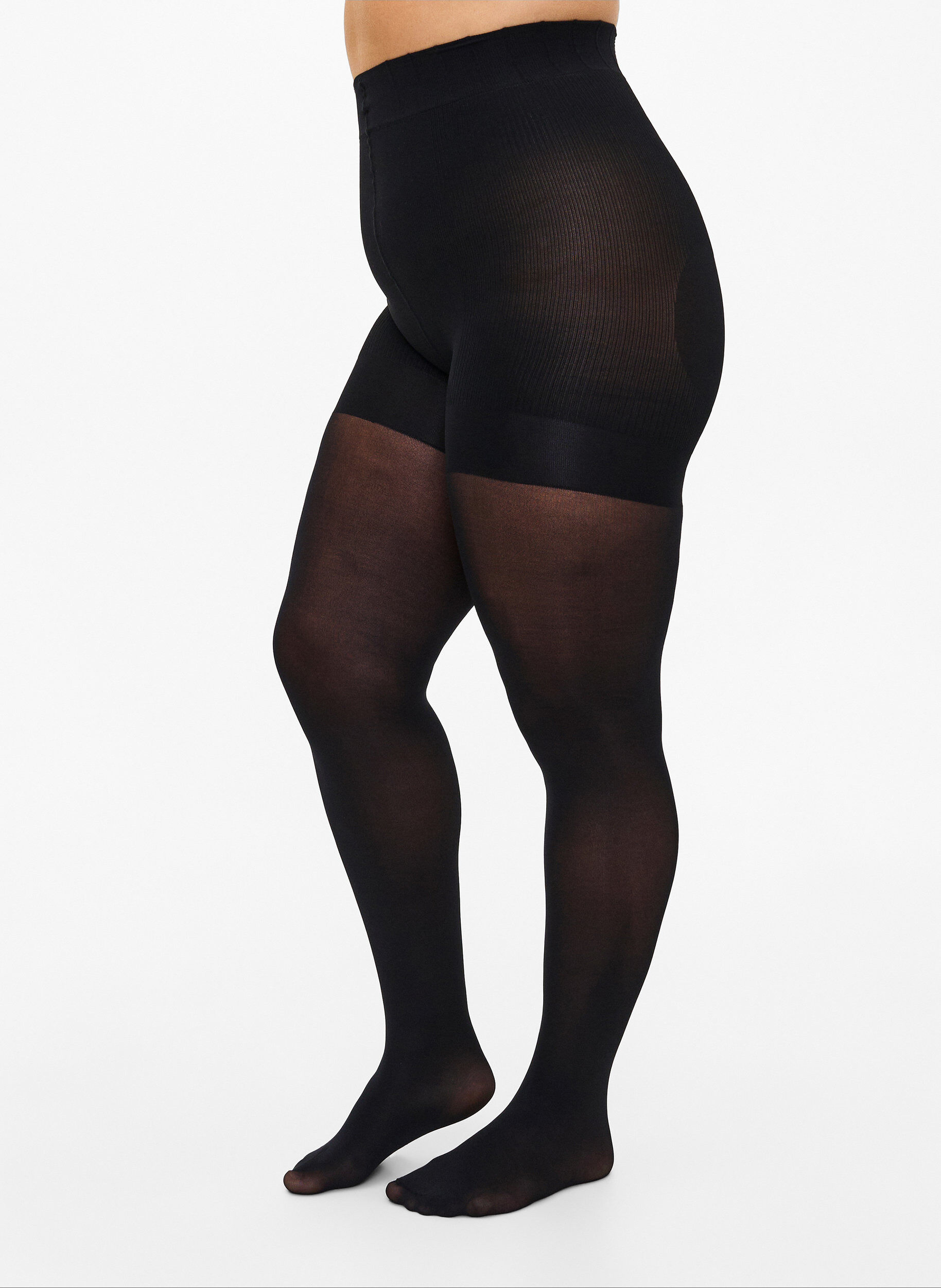 Strumpfhose 40 denier mit Push-up, Schwarz, Model