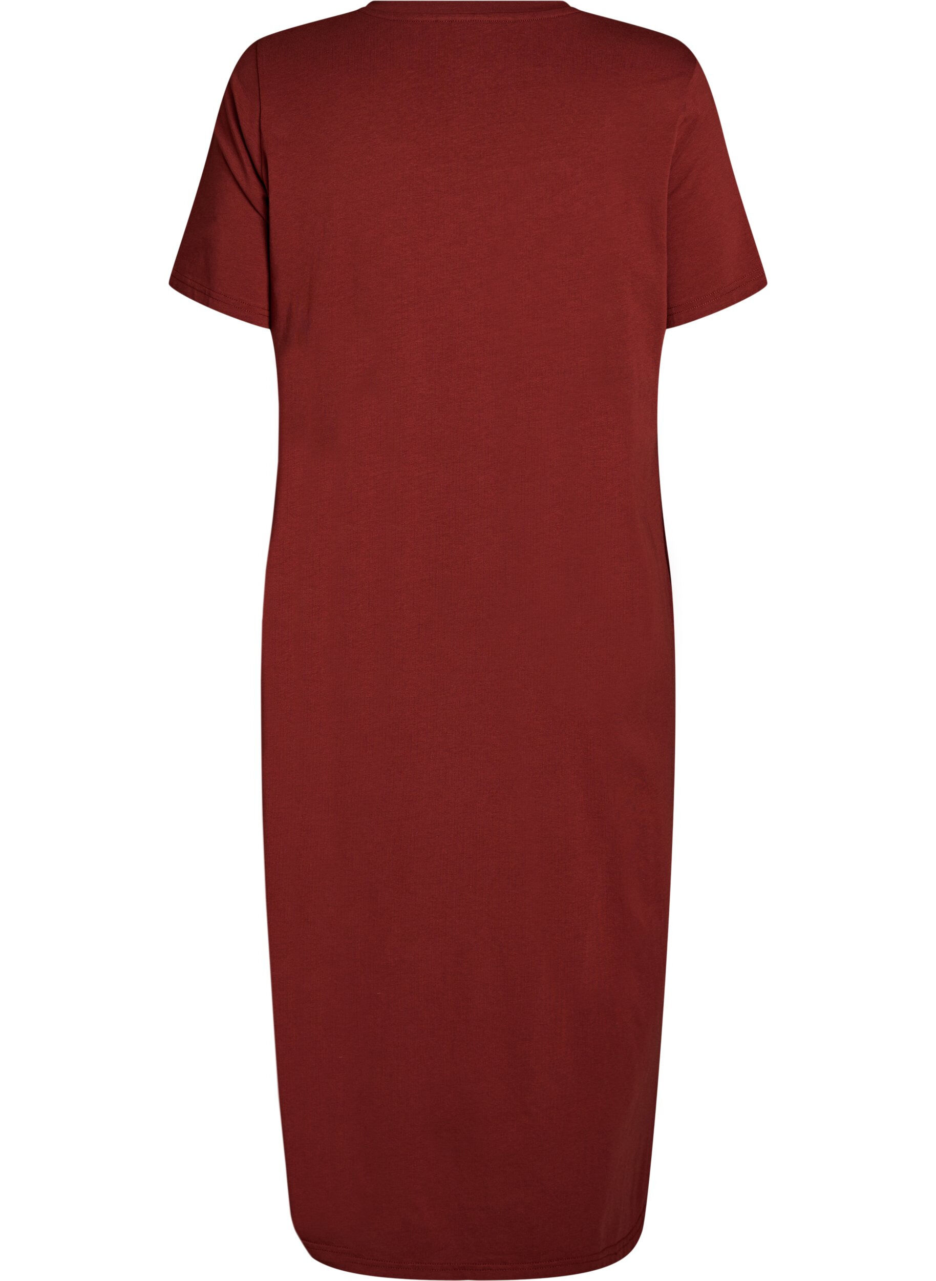 ZizziMidi-T-Shirtkleid mit V-Ausschnitt., 0426, Packshot image number 1