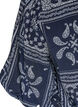 Bluse aus Viskose mit Paisleymuster und Ballon&auml;rmeln, Blau, Packshot image number 3