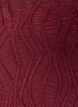 Midikleid mit gewellter Struktur und langen &Auml;rmeln, Rot, Packshot image number 2