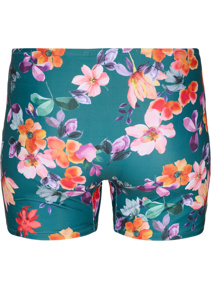 Badeshorts mit Blumenmuster, Meave Print, Packshot image number 1