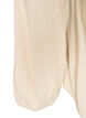Bluse aus Viskose mit V-Ausschnitt und abgerundetem Saum, Beige, Packshot image number 3