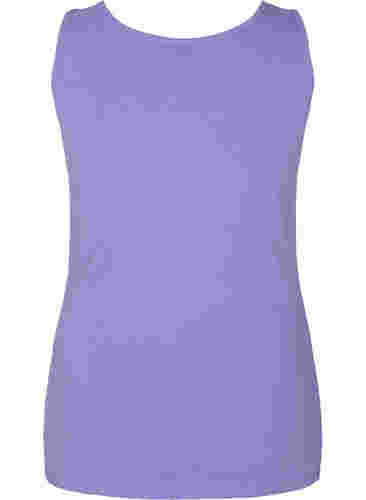 Einfarbiges basic Top aus Baumwolle, Veronica, Packshot image number 1