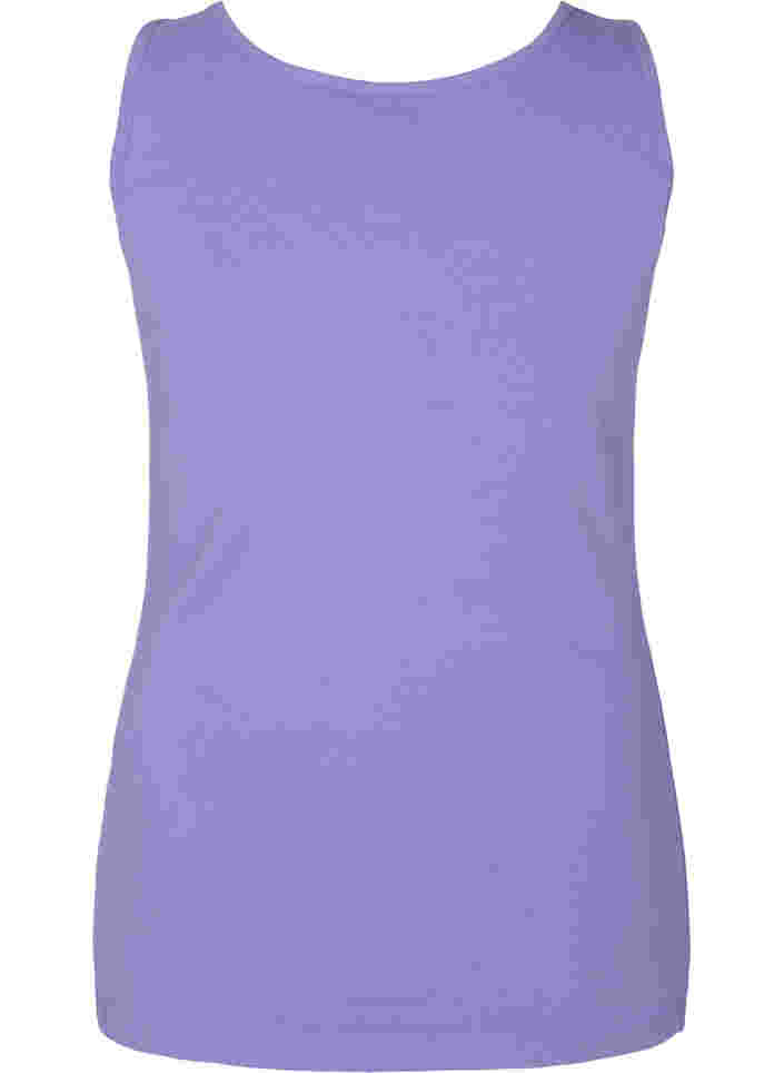 Einfarbiges basic Top aus Baumwolle, Veronica, Packshot image number 1