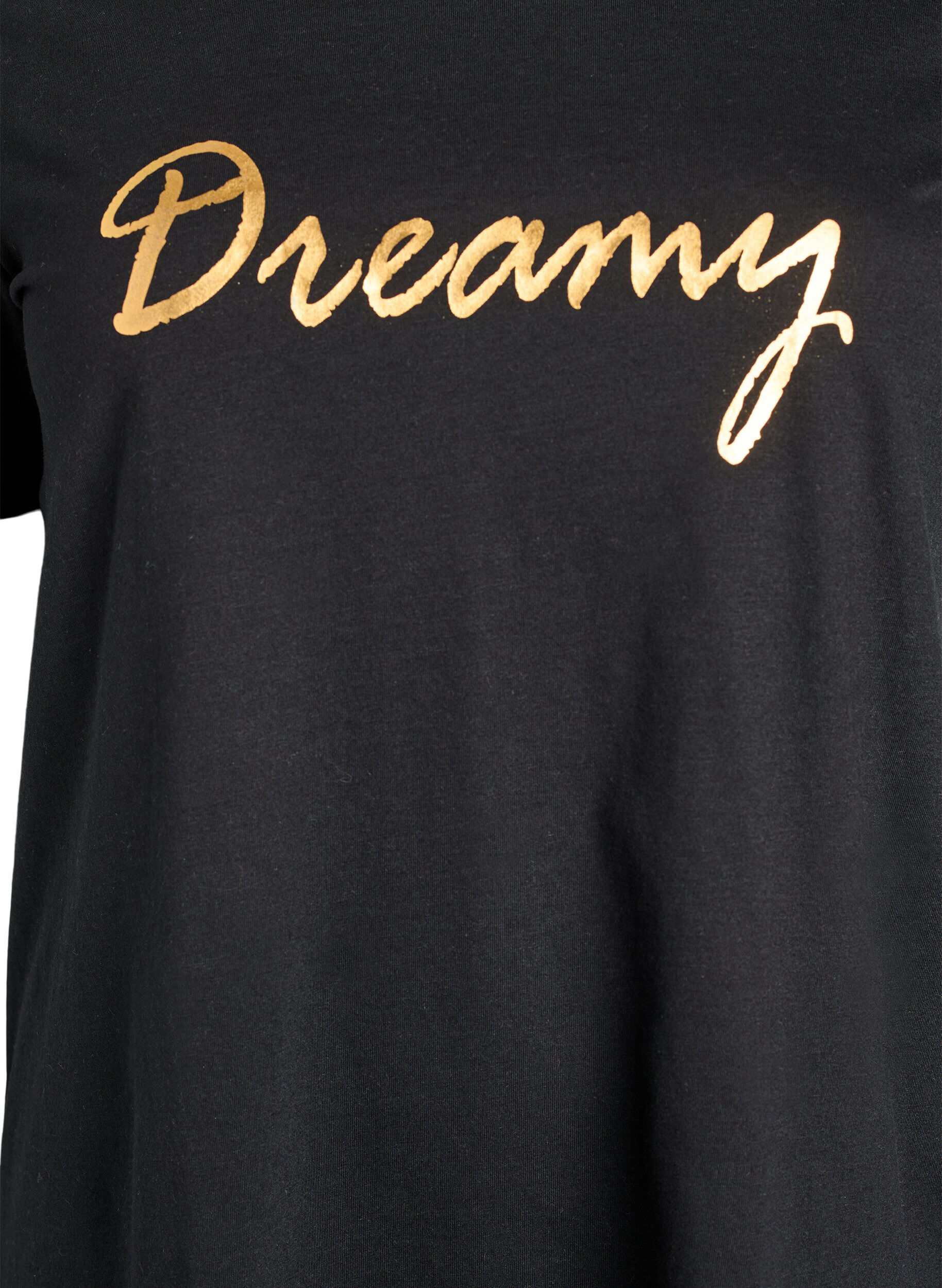 ZizziFLASH - T-Shirt mit Print, Schwarz, Packshot image number 2