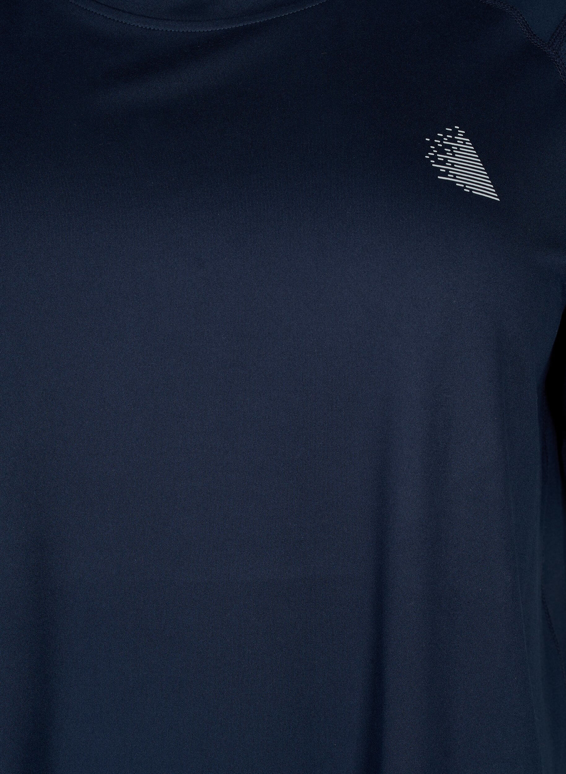 ZizziKurz&auml;rmeliges Trainings-T-Shirt mit Rundhalsausschnitt, Night Sky, Packshot image number 2