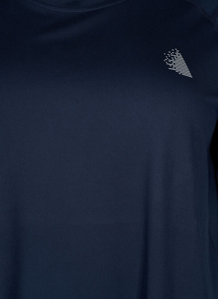 Kurzärmeliges Trainings-T-Shirt mit Rundhalsausschnitt, Night Sky, Packshot image number 2