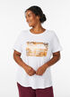 T-Shirt mit Print, Wei&szlig;, Model image number 0