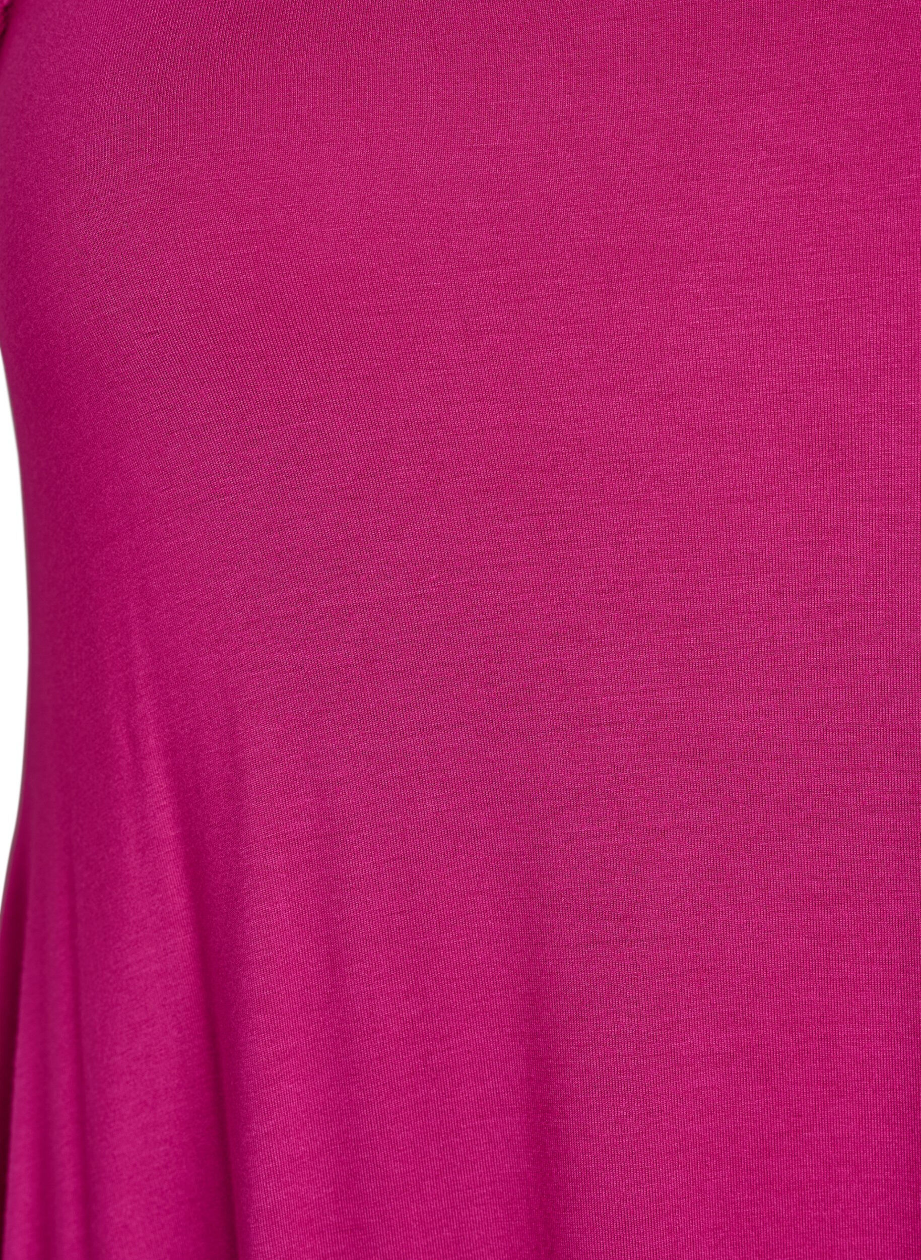 ZizziStrandkleid aus Viskose mit geflochtenen Tr&auml;gern, Pink, Packshot image number 2