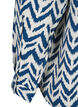 Langärmelige Hemdbluse mit V-Ausschnitt, OFF WHITE ZIG ZAG, Packshot image number 4