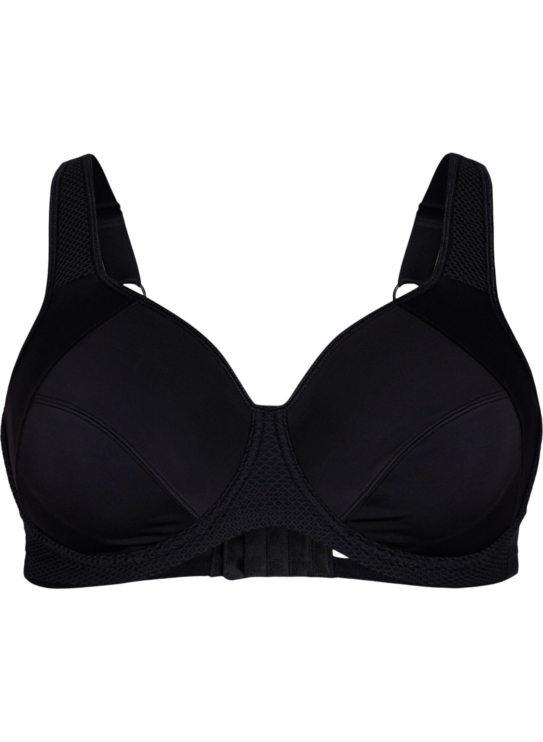 ZizziCORE, HIGH SUPPORT WIRE BRA - Sport-BH mit B&uuml;gel, Schwarz, Packshot image number 0