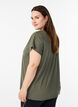 Einfarbiges Trainings-T-Shirt, Gr&uuml;n, Model image number 2