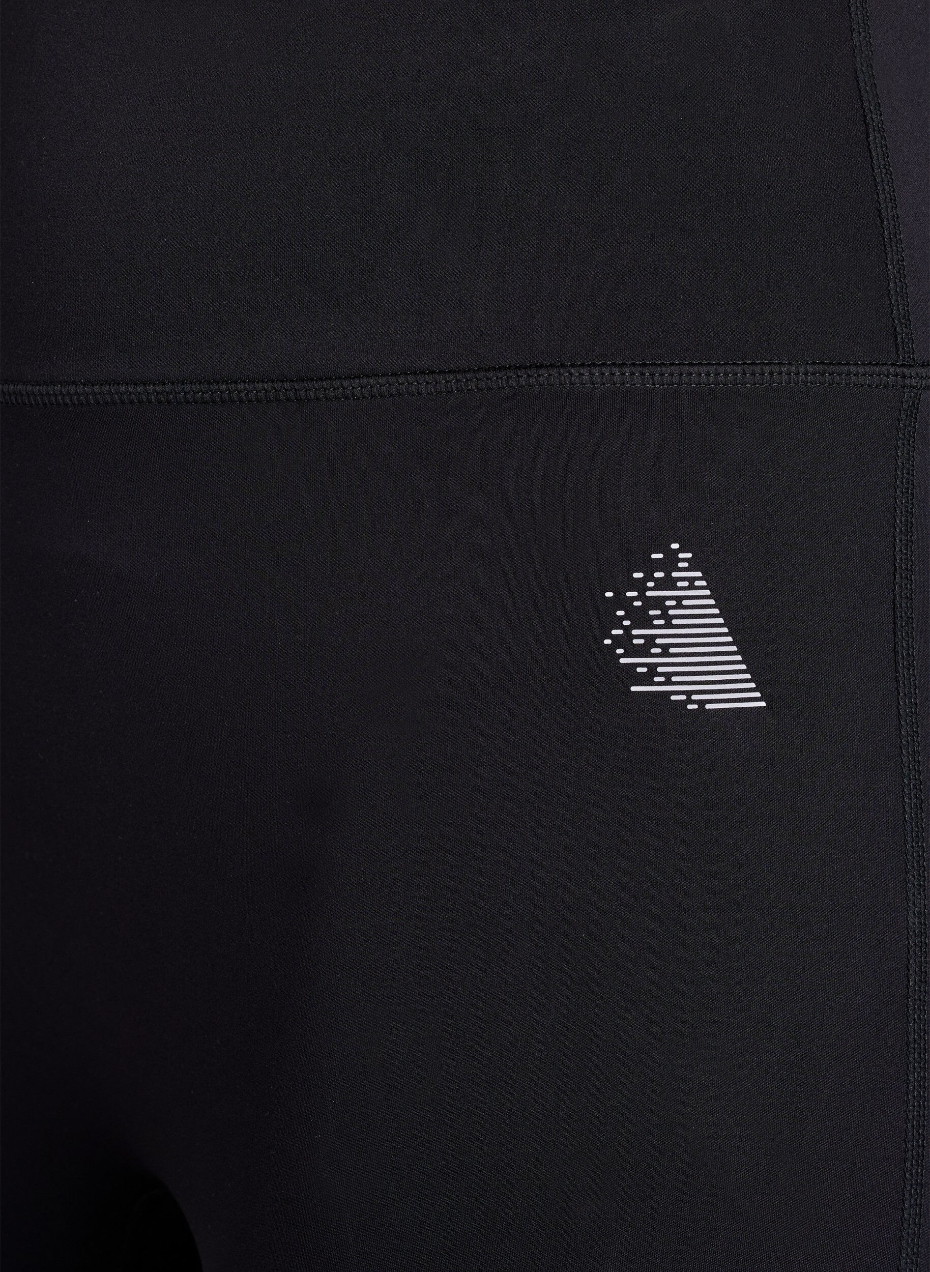 ZizziCORE, Squat-proof 3/4 Trainingsleggings mit Tasche, Schwarz, Packshot image number 2