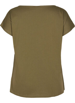T-Shirt mit Brusttasche aus Bio-Baumwolle, Ivy Green, Packshot image number 1