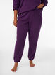 Hoch taillierte Hose aus Teddy-Fleece, Lila, Model image number 2