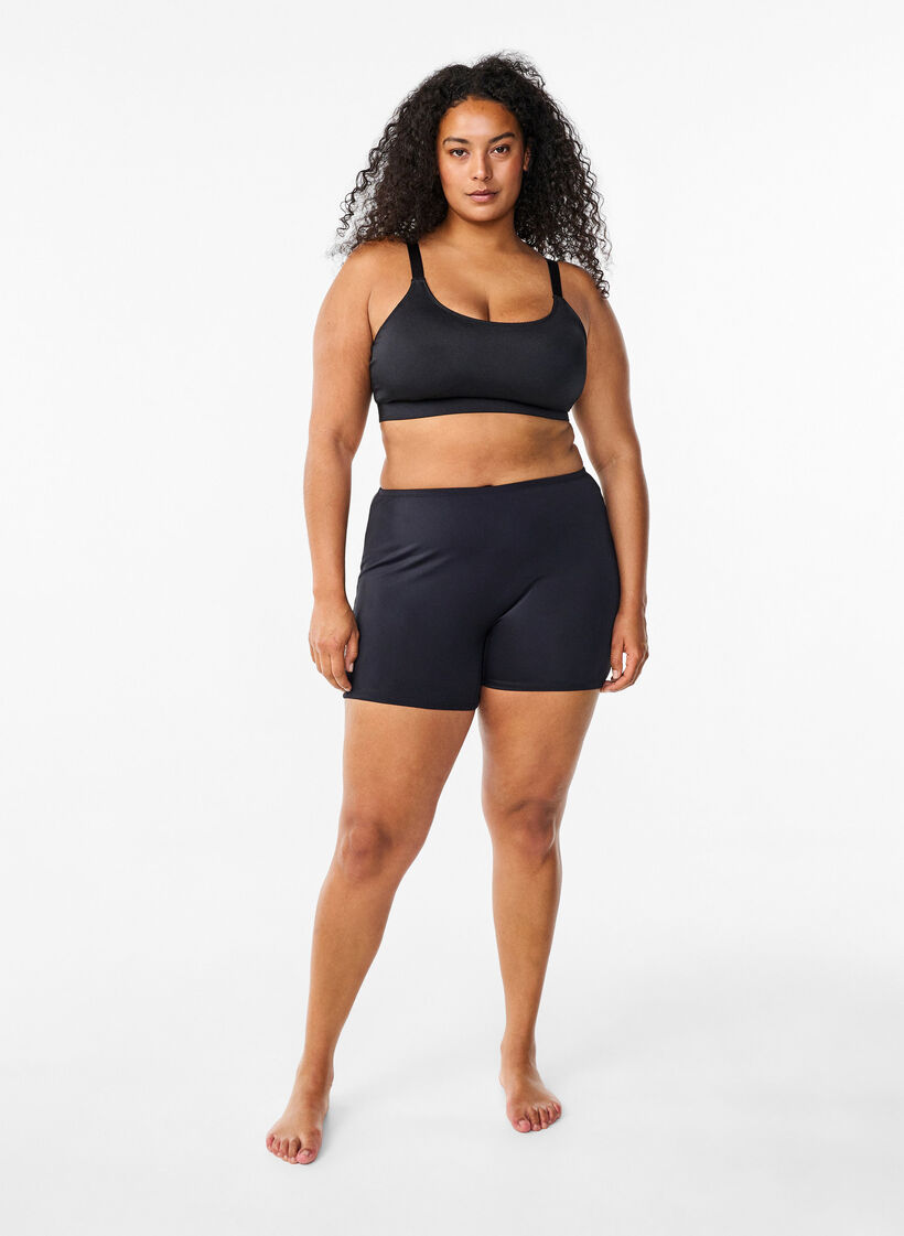 Bikini Shorts, Schwarz, Model image number 1