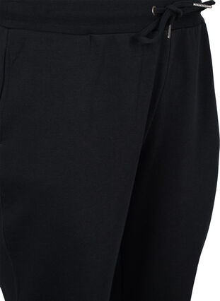Sweatpants mit Schnürung und Taschen, Black, Packshot image number 2