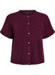 Strickjacke mit kurzen &Auml;rmeln, Dunkles Bordeaux, Packshot image number 0