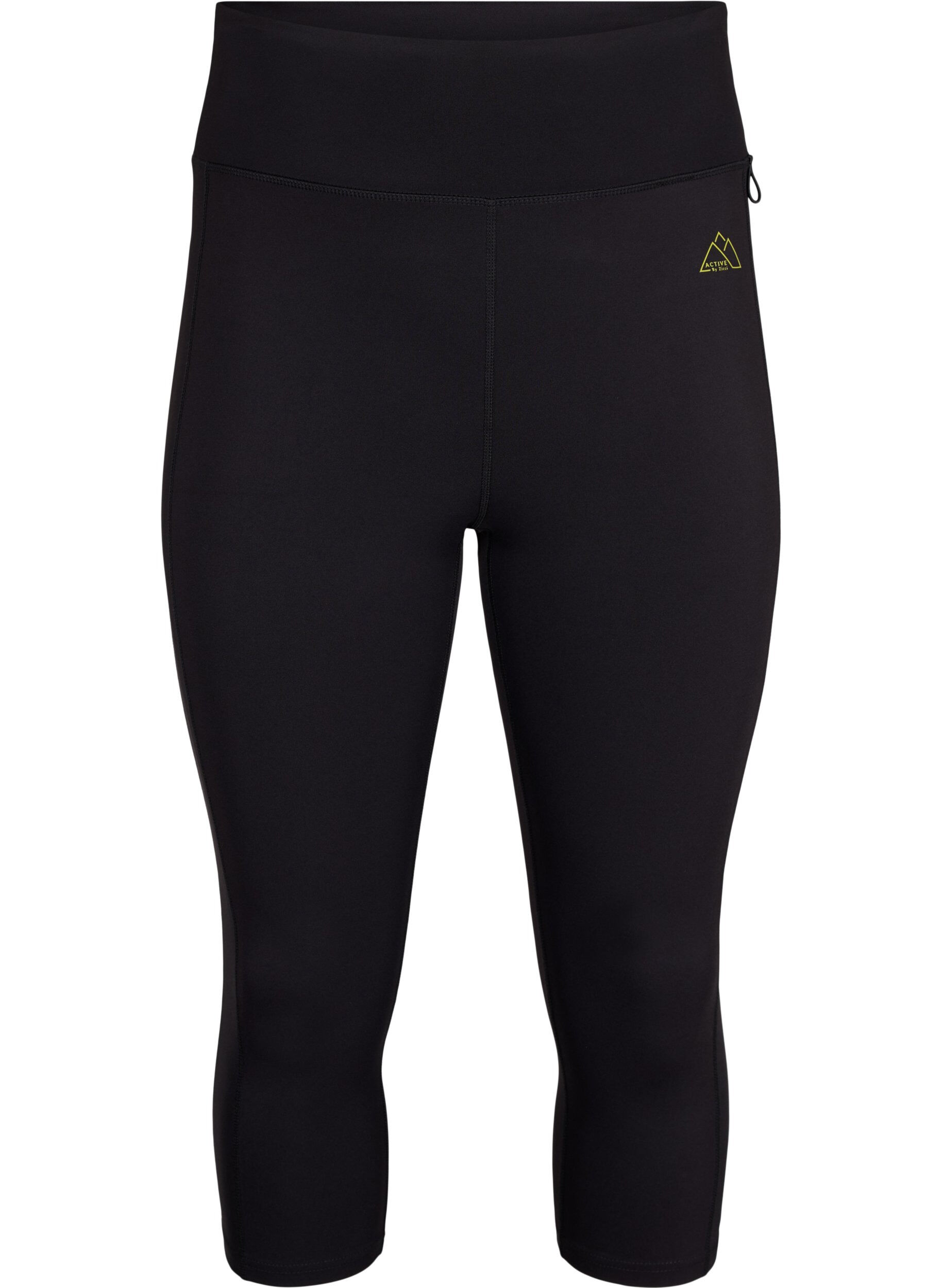 Zizzi3/4-Trainingsleggings mit Taschen, Black, Packshot image number 0
