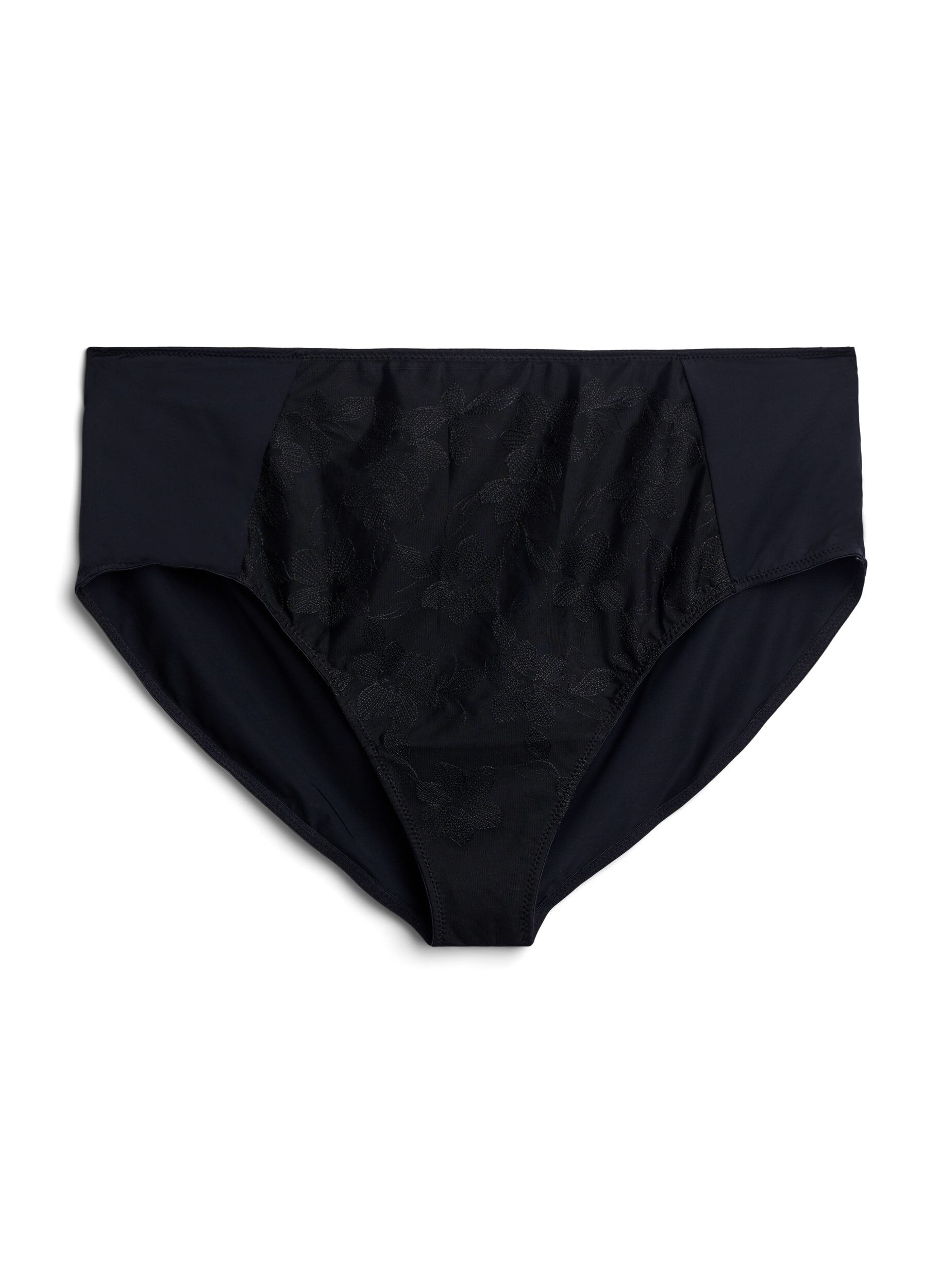 Microfaser-Slip mit Mesh und Stickerei