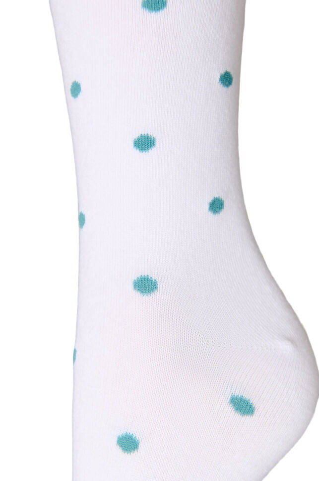 Socken aus Baumwolle mit Mustern, Wei&szlig;, Packshot image number 2