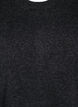 Strickkleid mit Schlitzen, Dark Grey Melange, Packshot image number 2