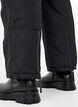 Skihose mit Taschen und verstellbarer Taille, Schwarz, Model image number 4