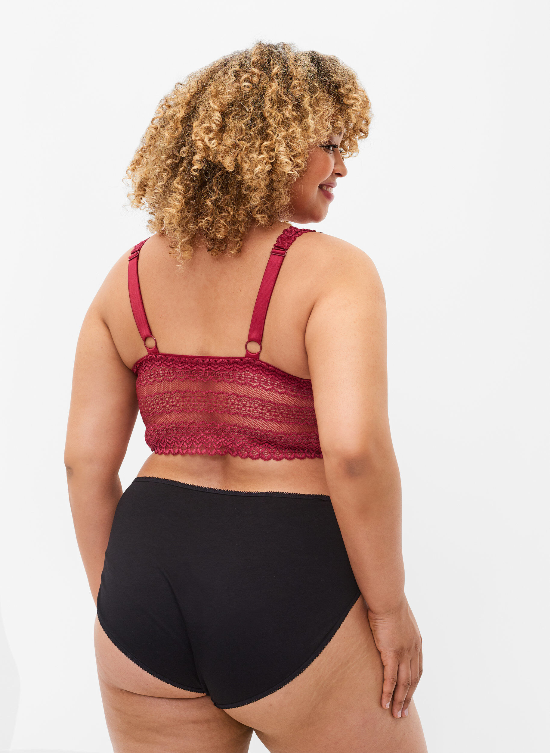 ZizziSpitzen-BH mit weicher Polsterung, Nocturne ASS, Model image number 1