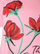 T-Shirt aus Baumwolle mit Frontprint, Pink, Packshot image number 2