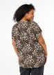 Bluse mit kurzen Ärmeln und Print, Leopard AOP, Model image number 1