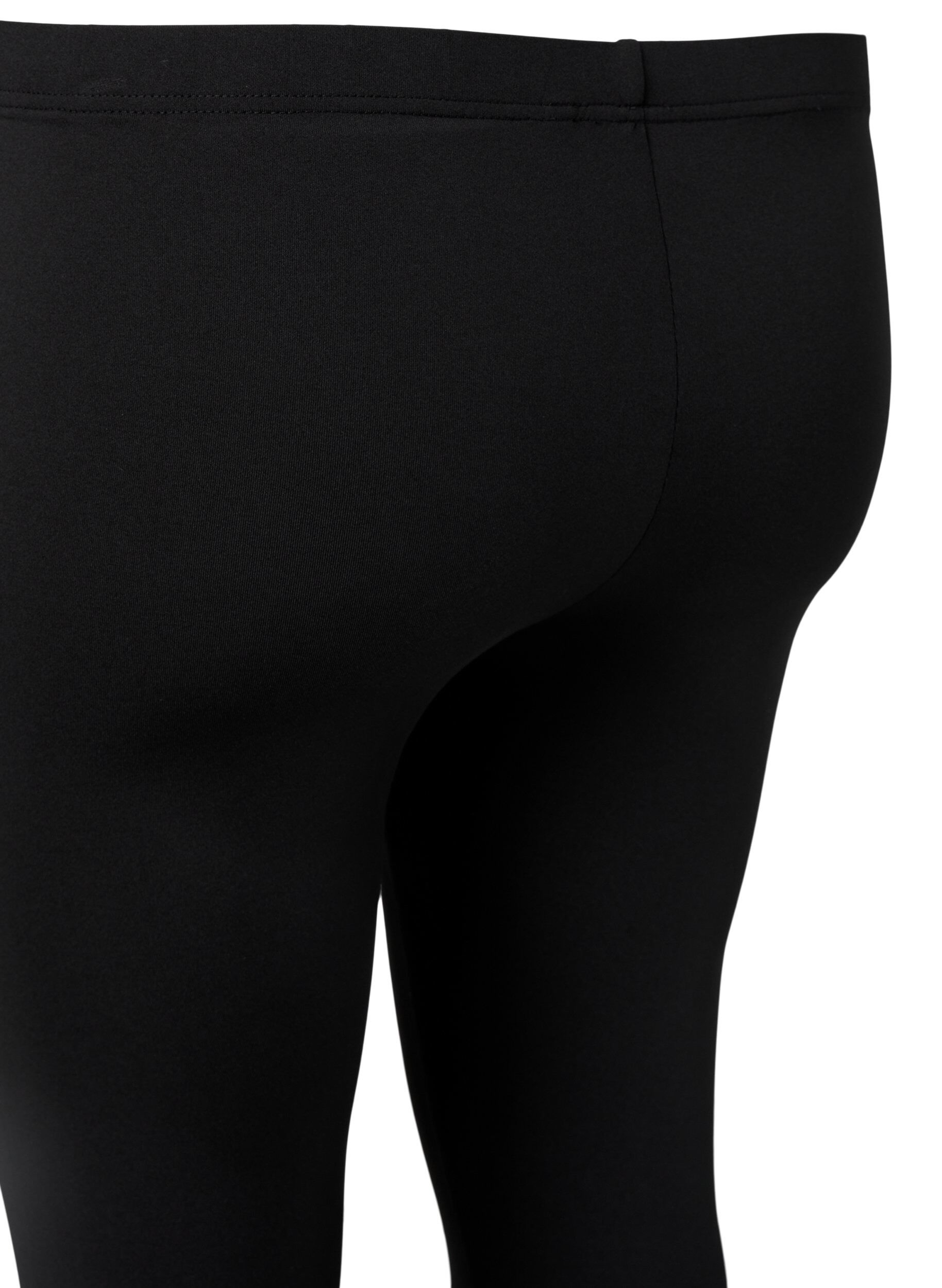 Zizzi2-pack Leggings mit 3/4-L&auml;nge, Schwarz, Packshot image number 3