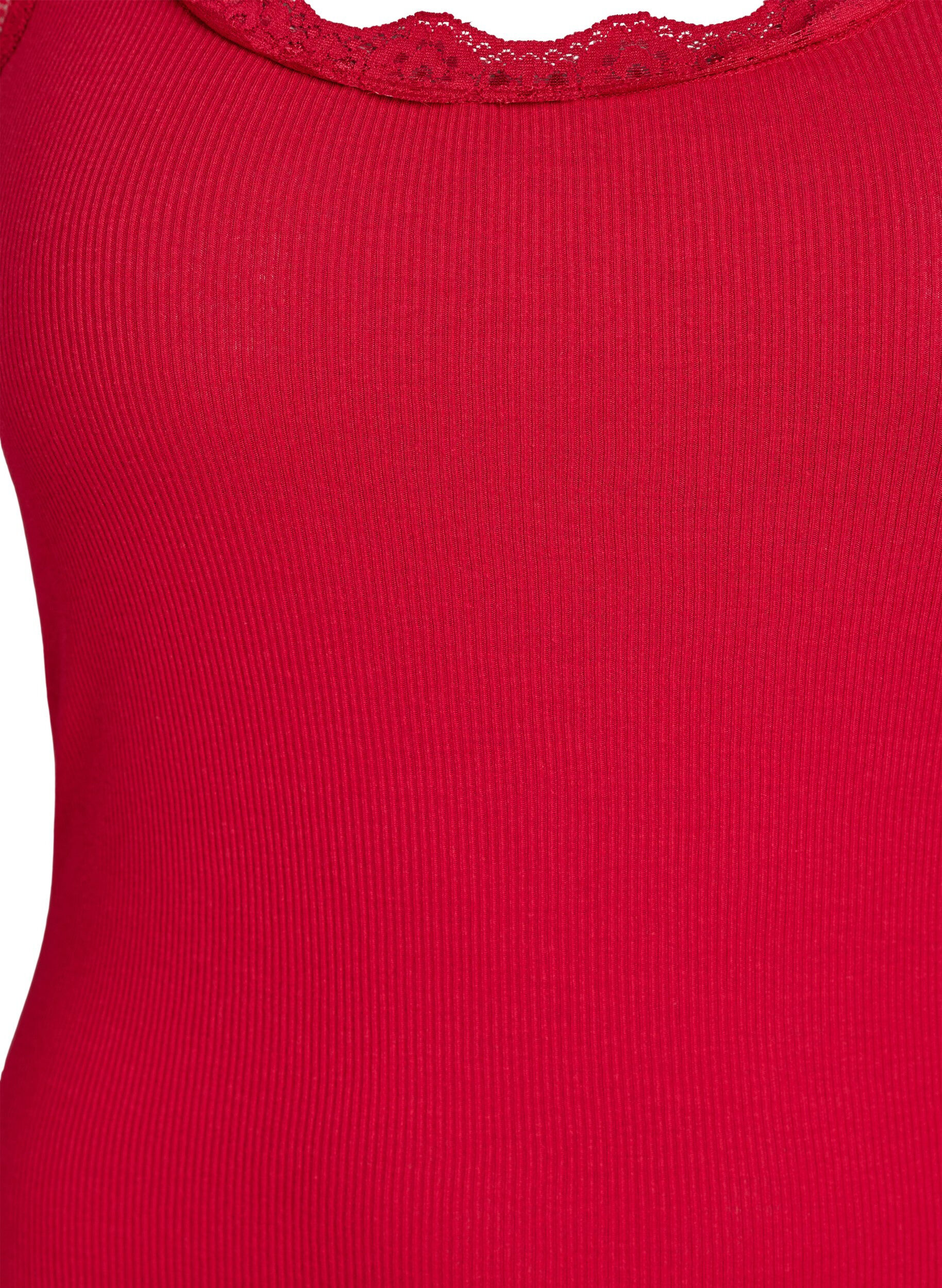ZizziSpitzentop, Rot, Packshot image number 2