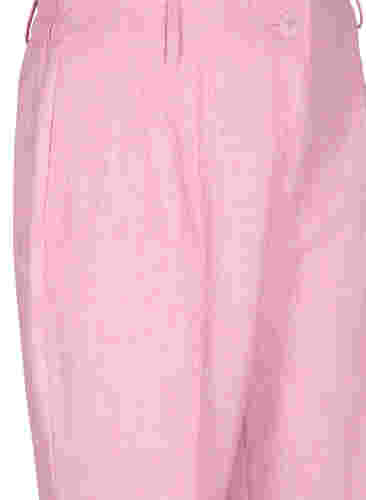 Melierte Hose mit Gummizug und Knopfverschluss, Rosebloom, Packshot image number 2