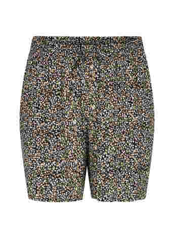 Bedruckte Viskose-Shorts