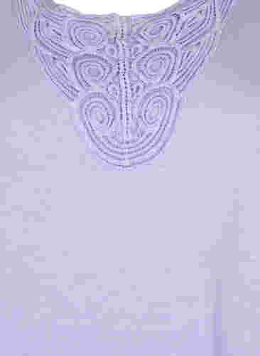 Ärmelloses Top aus Baumwolle, Lavender, Packshot image number 2
