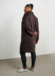 Sportliches Sweatkleid mit hohem Kragen und Rei&szlig;verschluss, Braun, Model image number 2