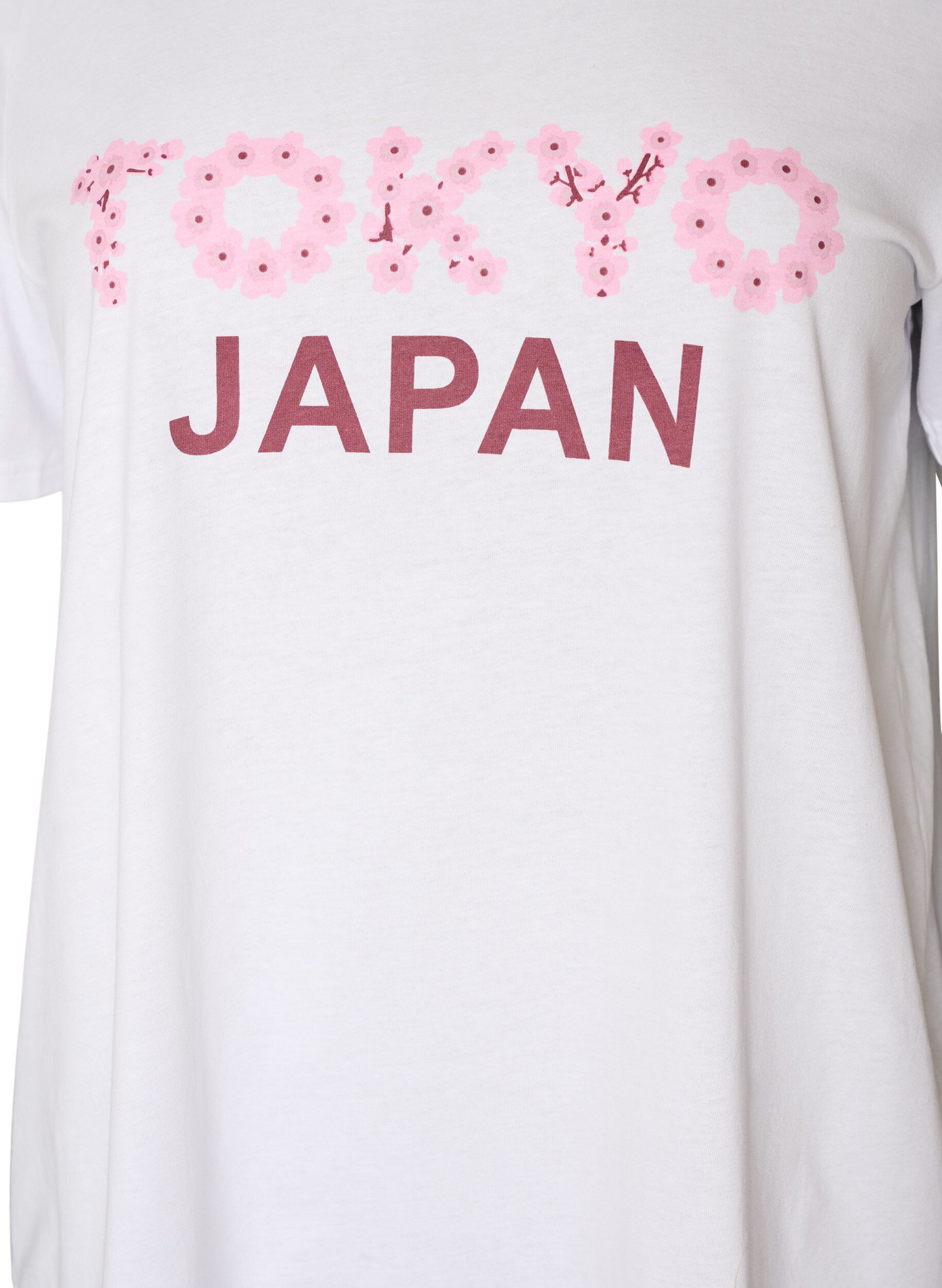 ZizziT-Shirt mit Print, Wei&szlig;, Packshot image number 2