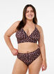 Leopard Brazilian-Bikinihose, Beige, Model image number 0