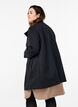 Frühlingsjacke aus wasserabweisendem Material mit A-Linie, Schwarz, Model image number 2