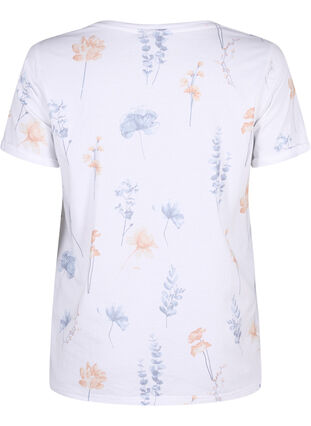 T-Shirt aus Bio-Baumwolle mit Blumendruck, Bright W. AOP Flower, Packshot image number 1