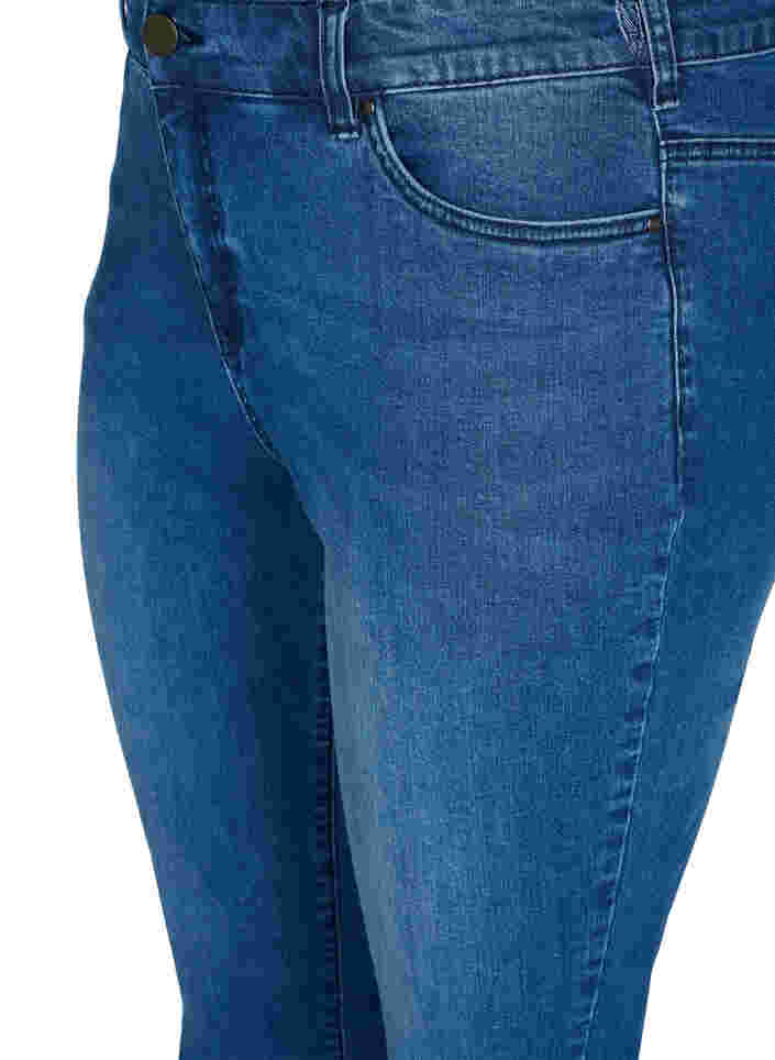 Super Slim Amy Jeans mit Schleife, Dark blue, Packshot image number 2