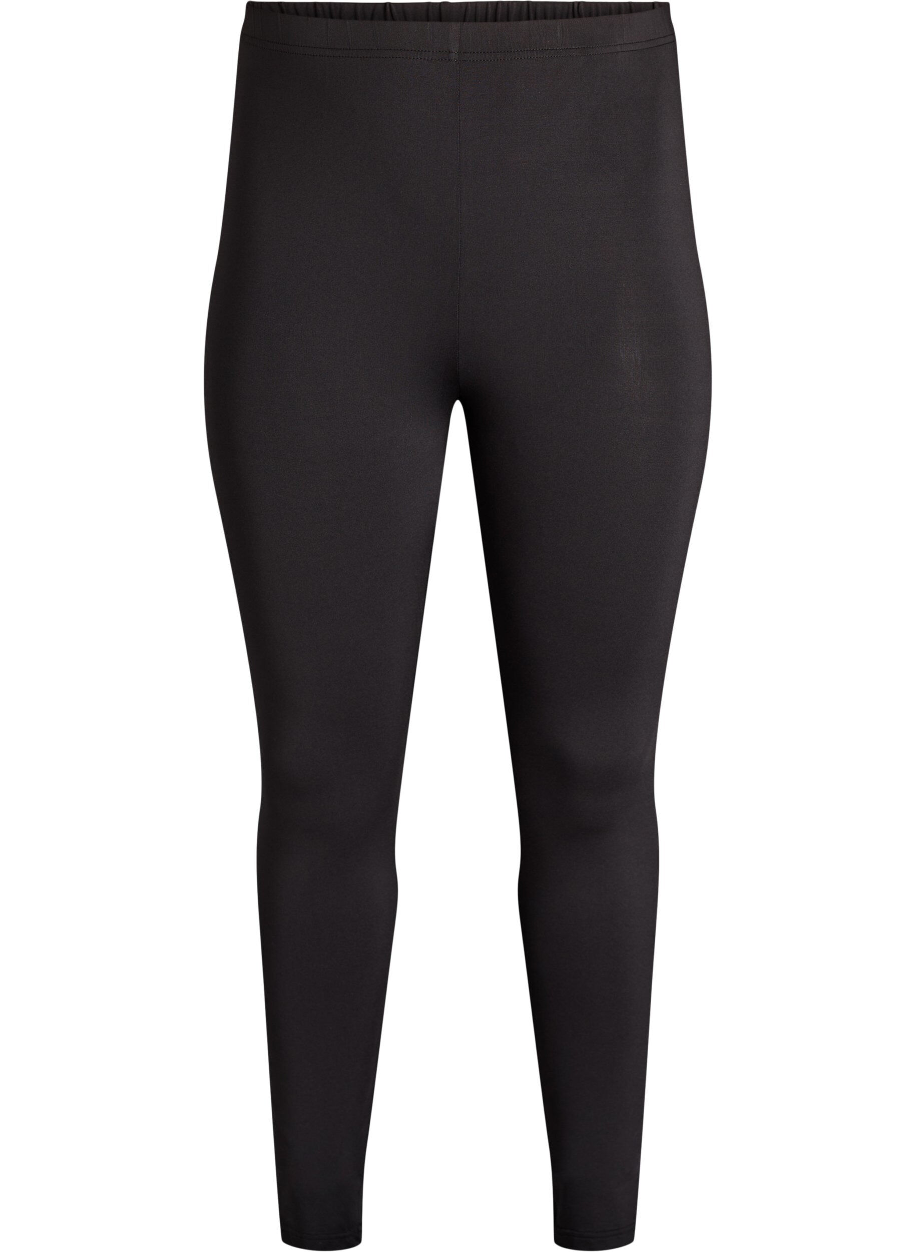 Zizzi2er-Pack lange Leggings mit normaler Taille, Schwarz, Packshot image number 3