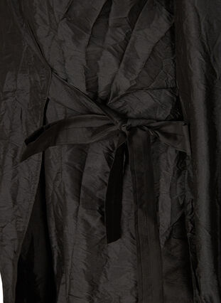 Langarm Wickelkleid, Black, Packshot image number 3