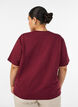 Kastiges T-Shirt aus Baumwolle, Rot, Model image number 2