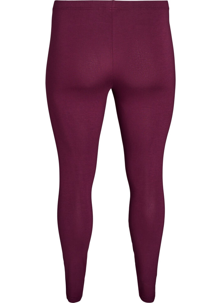 Basic Leggings aus Viskose, Dunkles Bordeaux, Packshot image number 1