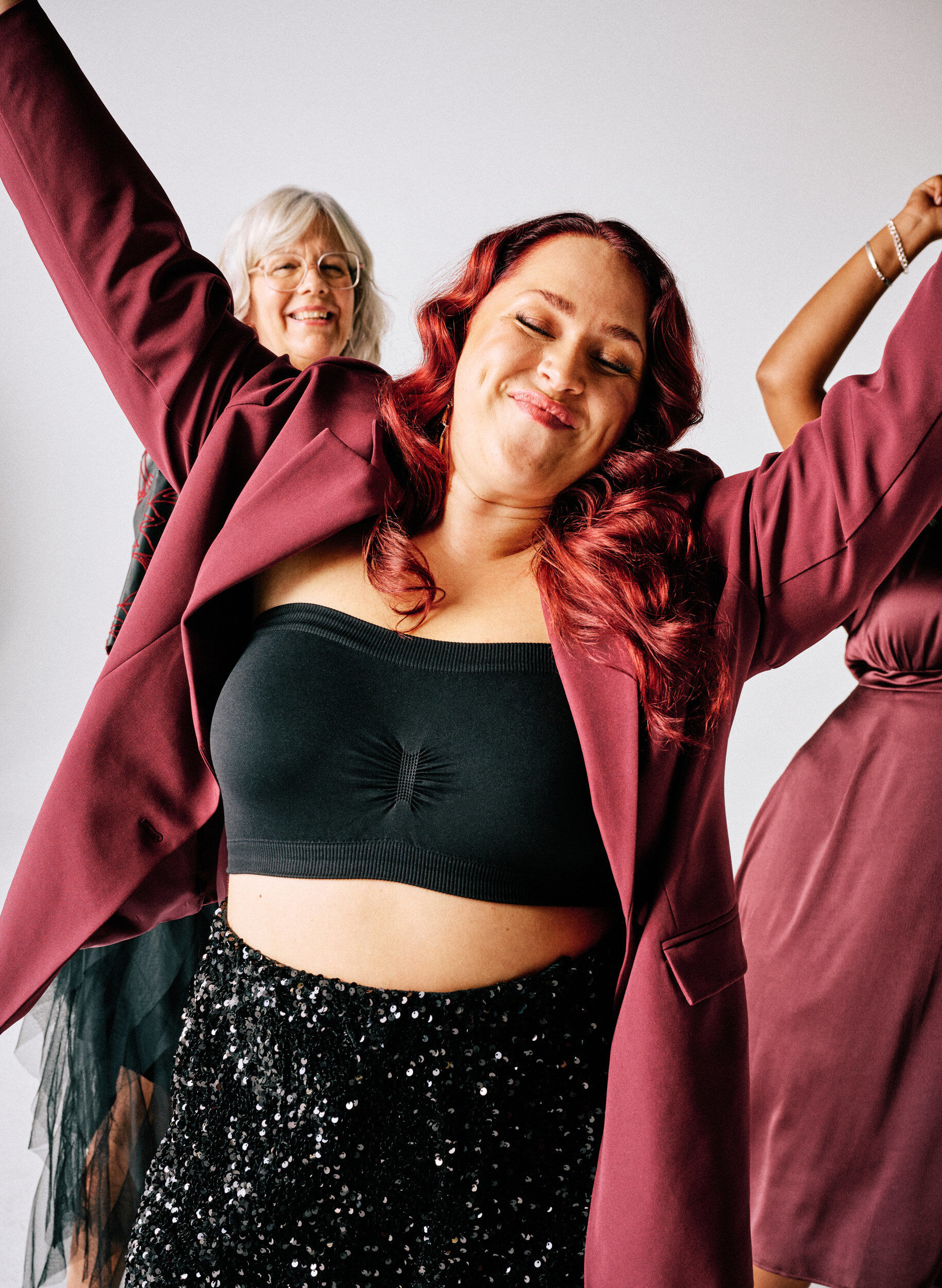 ZizziKlassischer Blazer mit Knopfverschluss, Rot, Image image number 0