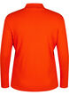 Taillierte Bluse aus Viskose mit hohem Halsausschnitt, Orange.com, Packshot image number 1