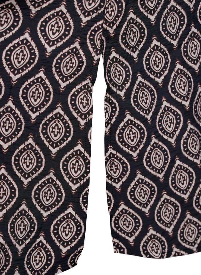 Kleid aus Viskose mit V-Ausschnitt, Blau, Packshot image number 3