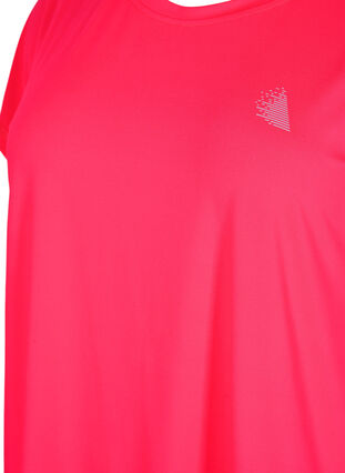 Kurzärmeliges Trainings-T-Shirt, Neon Diva Pink, Packshot image number 2